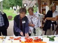 Foto: Gemüseschneiden auf der Landesgartenschau