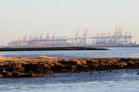 Containerterminal Bremerhaven, Foto: Georg Wietschorke, BUND Bremen