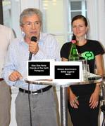 Elias Diaz Pena und Übersetzerin Miriam Boichmann. Foto: BUND
