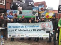 Protestaktion gegen das geplante Kohlekraftwerk in Stade 2013. Foto: BUND