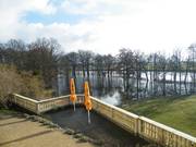 Blick von der Ost-Terrasse der Burg. Foto: Ralf Häfke, Trägerverbund Burg Lenzen e.V.