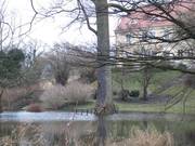 Die Burgrückseite vom Park aus gesehen. Foto: Ralf Häfke, Trägerverbund Burg Lenzen e.V.