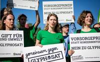 Protest gegen Glyphosat vor der deutschen Vertretung der EU-Kommission